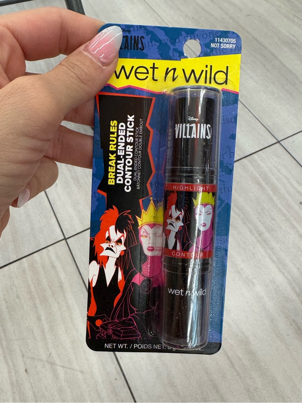 New nwt wet n wild Disney Villains Highlight & Contour Stick - Black